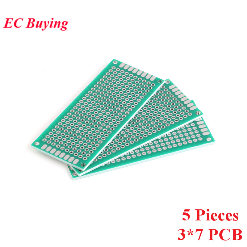 Arduino Diy Electronics - 5 sztuk 3x7cm dwustronnie prototyp PCB