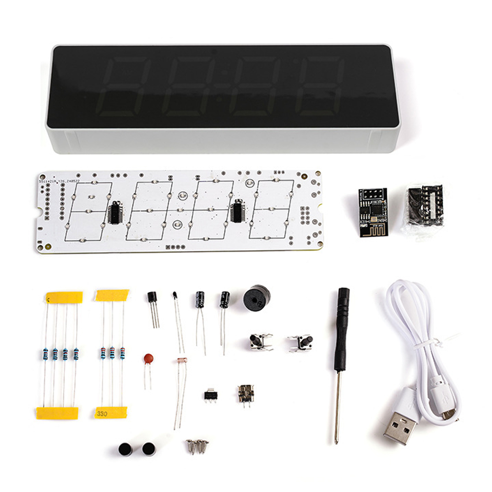 Diy Electronics For Beginners - ESP8266 IoT kolorowy zestaw zegara WiFi