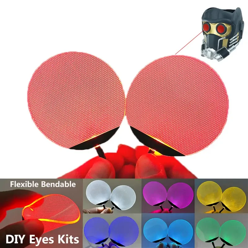 Diy Halloween Electronics - Halloween elastyczne zginane okrągłe DIY Led