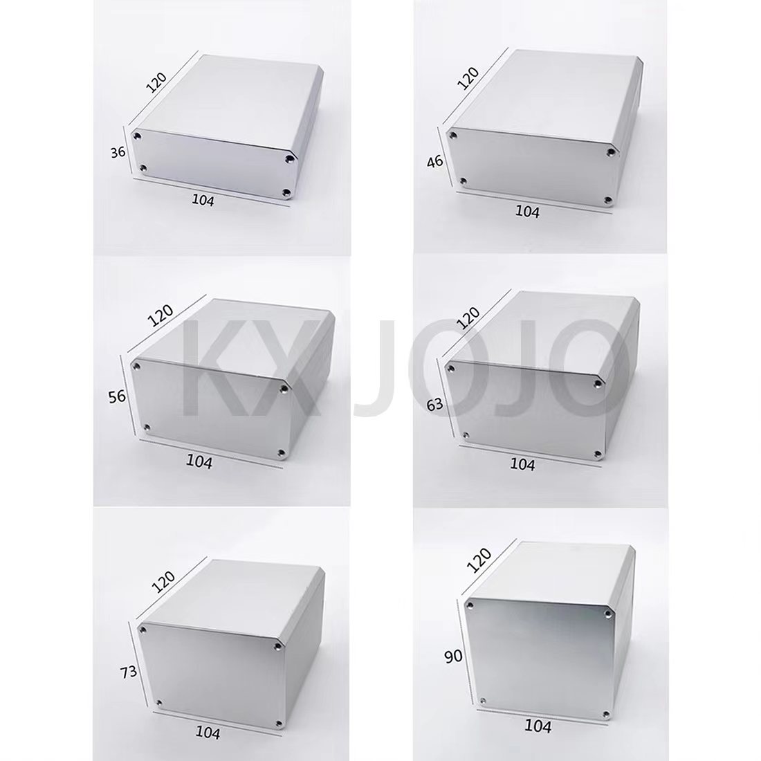 Diy Projects With Electronics - Aluminiowa obudowa 104*36/46/56/63/73/90*120mm Box PCB obudowa