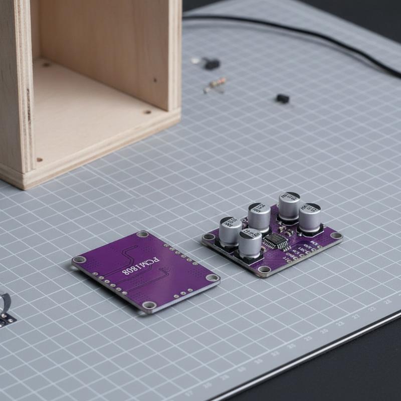 Diy Electronics Components Kit - NOWY 24-bitowy moduł ADC stereo PCM1808,