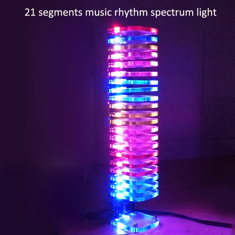 Diy Electronics Market - Światła Cube 21-segmentowy LED rytm muzyki