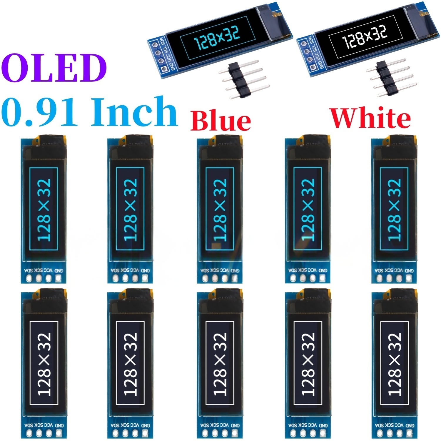 Arduino Diy Electronics - XZG 1-20 SZTUK 0,91 Cala 128x32