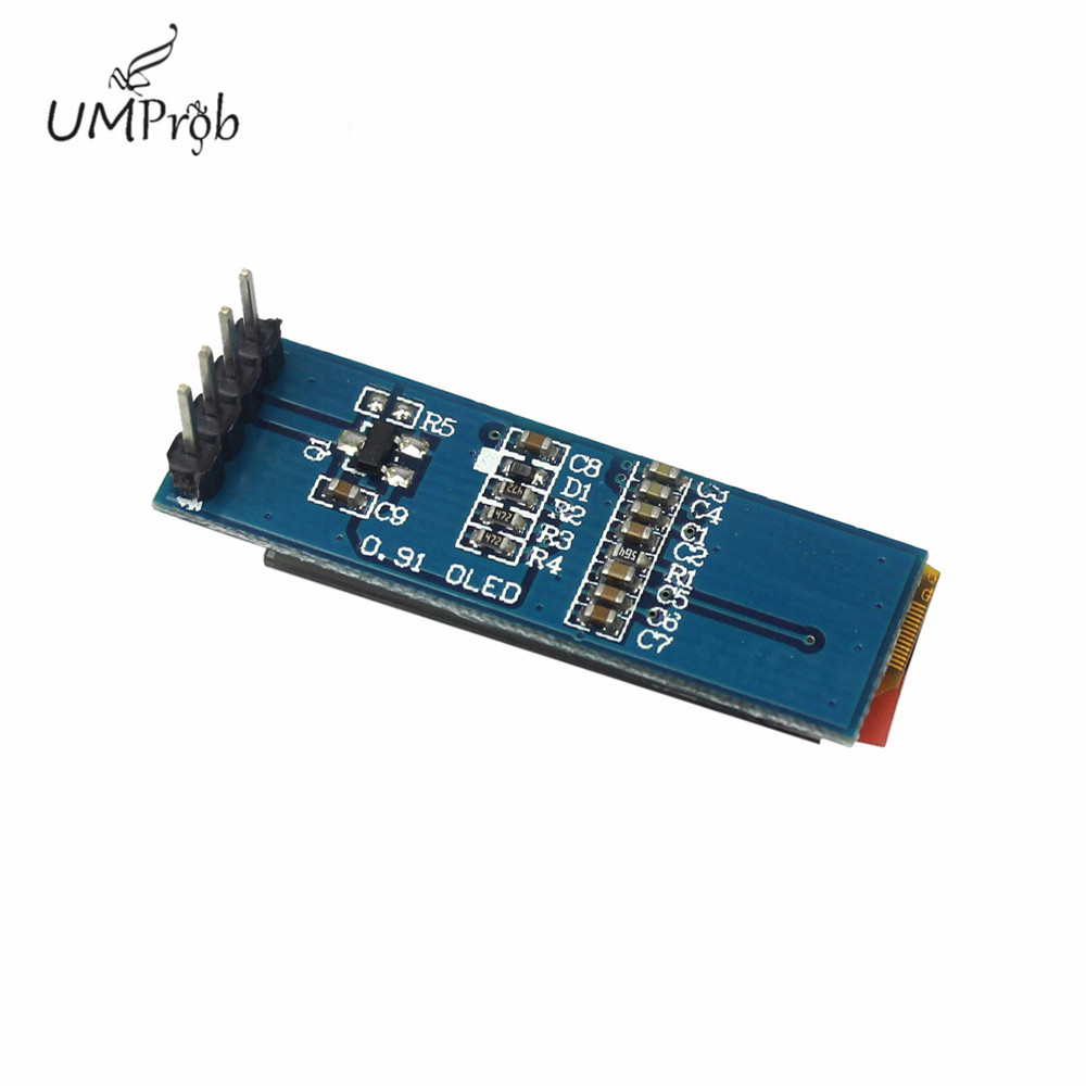 0,91-calowy 128x32 IIC I2C bia – Arduino Diy Electronics recenzja i cena