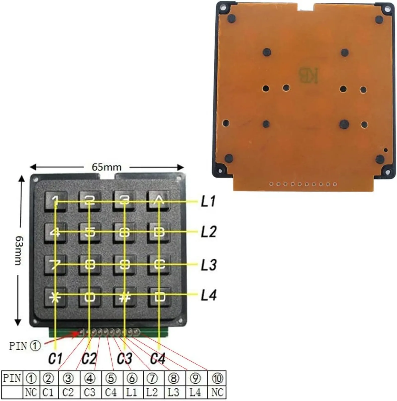 Klawiatura membranowa 4x4, mod – Arduino Diy Electronics recenzja i cena