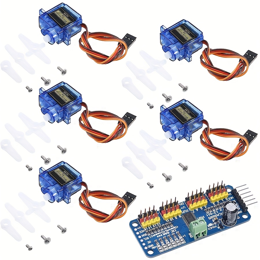 5 szt. serwomotorów SG90 9G +  – Servo Motor Sg90 recenzja i cena