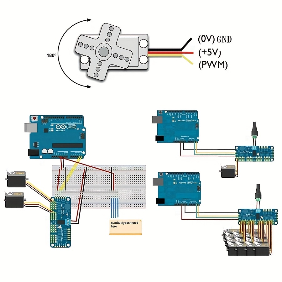 5 szt. serwomotorów SG90 9G +  – Servo Motor Sg90 recenzja i cena
