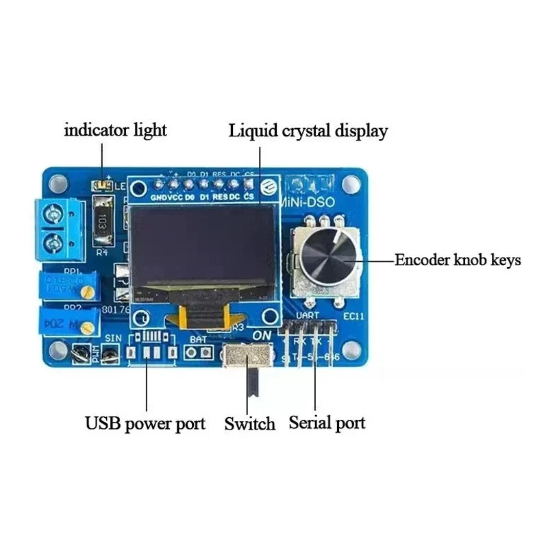 STC8K8A zestaw mikrokontrolera – Oscilloscope Dso Mini recenzja i cena