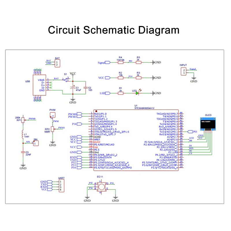 STC8K8A zestaw mikrokontrolera – Oscilloscope Dso Mini recenzja i cena