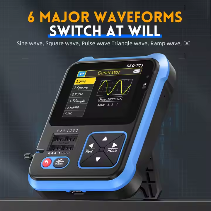 FNIRSI DSO-TC3 Mini Przenośny  – Oscilloscope Dso Mini recenzja i cena