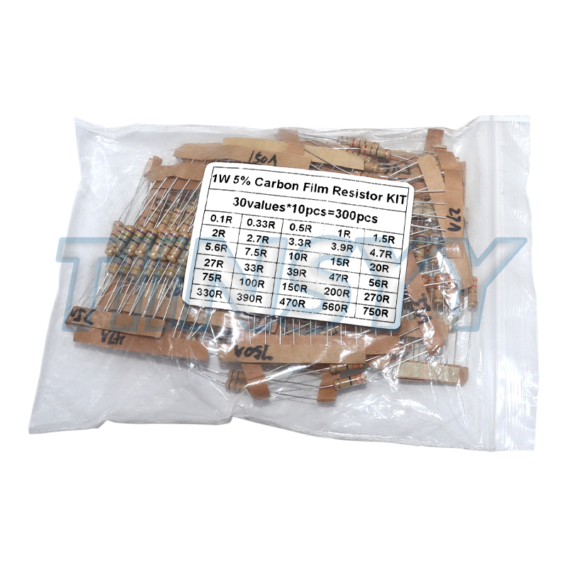 Zestaw rezystorów 300 szt. 1W  – Diy Electronics Components Kit recenzja i cena