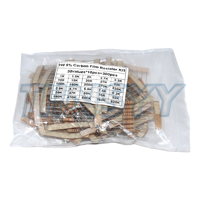 Zestaw rezystorów 300 szt. 1W  – Diy Electronics Components Kit recenzja i cena