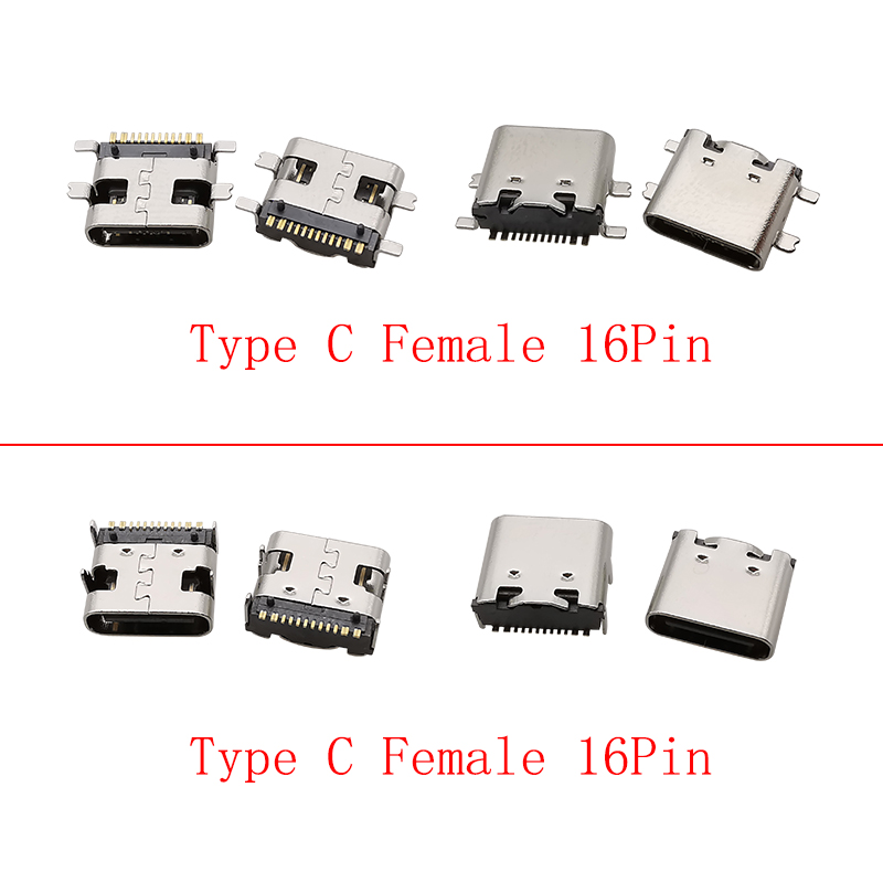 10szt USB typu C żeńskie 16-pi – Smd Solder Paste recenzja i cena