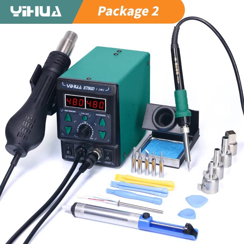 YIHUA 8786D Stacja lutownicza  – Smd Solder Paste recenzja i cena