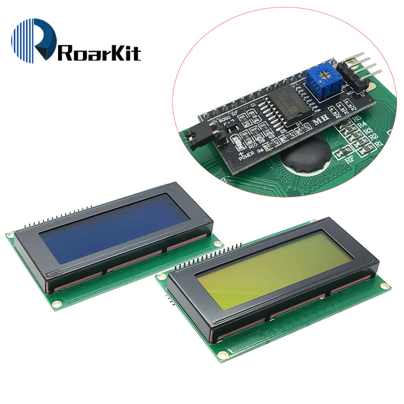 Moduł LCD niebieski/żółty tło  – Arduino Diy Electronics recenzja i cena