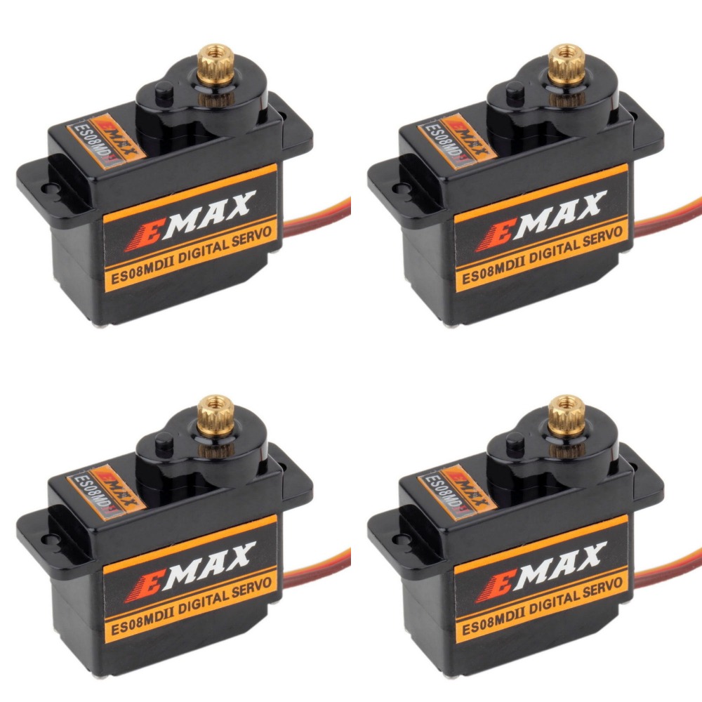 4 sztuk EMAX ES08MDII ES08MD I – Servo Motor Sg90 recenzja i cena