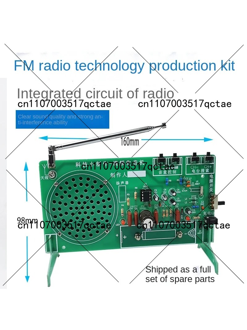 Zestaw radiowy FM FM FM elektr – Diy Electronics Components Kit recenzja i cena